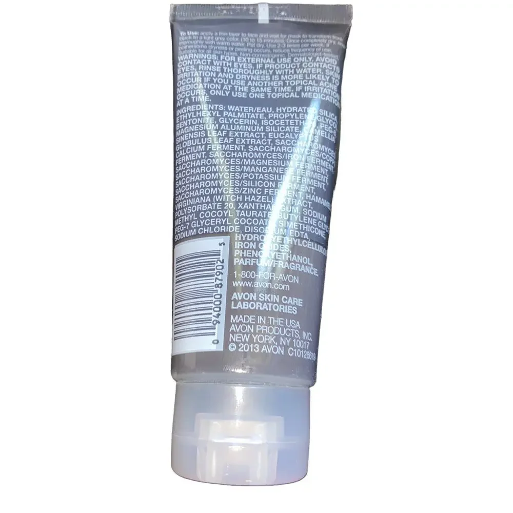 AVON CLEARSKIN PORE PENETRATING BLACK MINERAL MASK ACNE TREATMENT 2.5 FL NEW